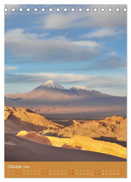 Produktbild: Erlebe mit mir die Atacama (Tischkalender 2026 DIN A5 hoch), CALVENDO Monatskalender