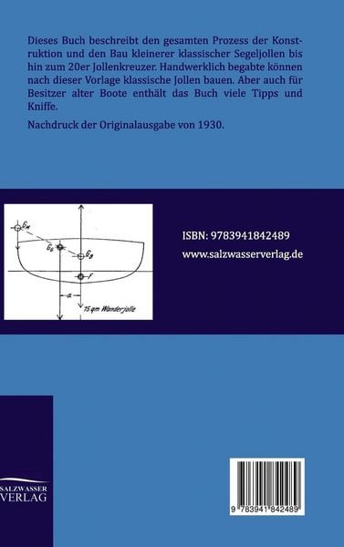 Produktbild: Konstruktion und Bau von Segeljollen