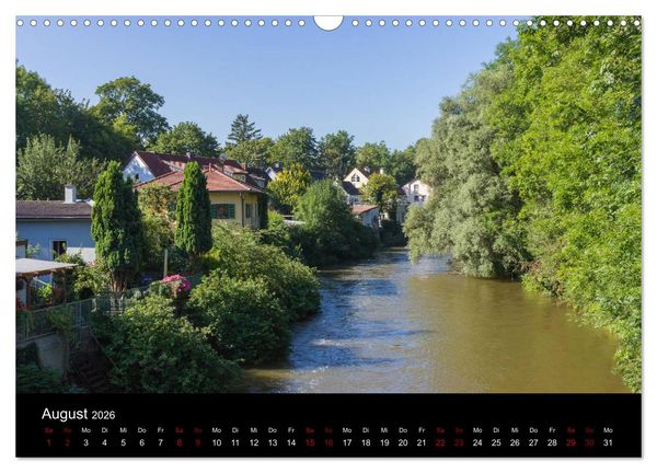 Produktbild: Die Amper - Ansichten eines bayerischen Flusses (Wandkalender 2026 DIN A3 quer), CALVENDO Monatskalender