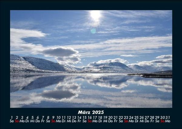 Produktbild: Landschaftskalender 2025 Fotokalender DIN A5