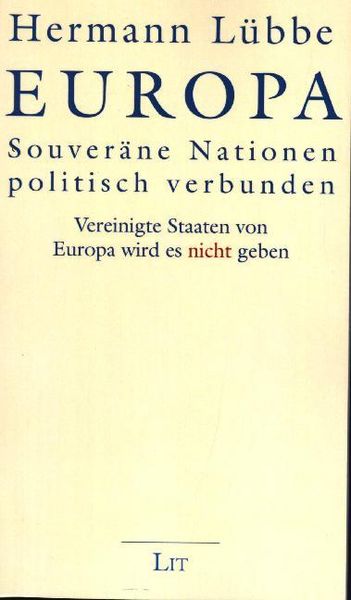 Produktbild: L&uuml;bbe, H: Europa - Souver&auml;ne Nationen politisch verbunden