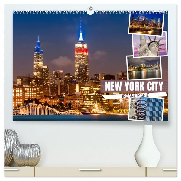 Produktbild: NEW YORK CITY Urbane Magie (hochwertiger Premium Wandkalender 2026 DIN A2 quer), Kunstdruck in Hochglanz
