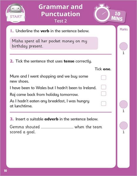Produktbild: Grammar, Reading & Maths 10-Minute Tests Ages 7-8