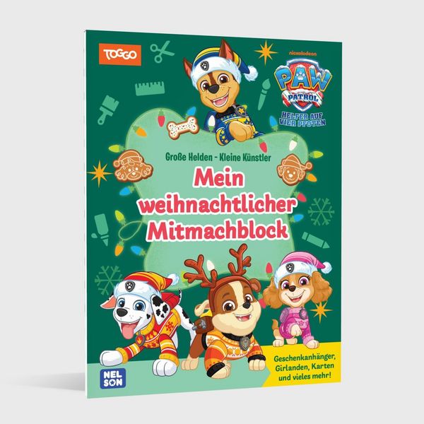 Produktbild: PAW Patrol Mitmachbuch: Mein weihnachtlicher Mitmachblock