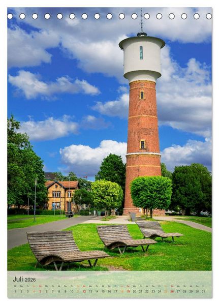 Produktbild: Stadtbummel in Ladenburg - Die R&ouml;mer- und Fachwerk-Stadt (Tischkalender 2026 DIN A5 hoch), CALVENDO Monatskalender