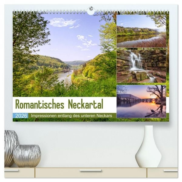 Produktbild: Romantisches Neckartal (hochwertiger Premium Wandkalender 2026 DIN A2 quer), Kunstdruck in Hochglanz