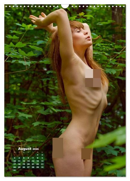 Produktbild: Nackt im Grunewald (Wandkalender 2026 DIN A3 hoch), CALVENDO Monatskalender
