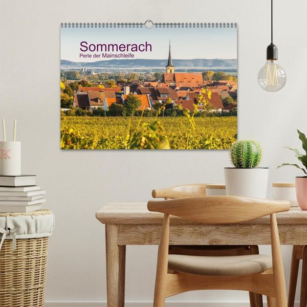 Produktbild: Sommerach - Perle der Mainschleife (Wandkalender 2026 DIN A3 quer), CALVENDO Monatskalender