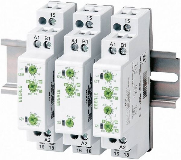 Produktbild: Eberle 0530 51 649 001 IZM Zeitrelais Multifunktional 1 St. Zeitbereich: 0.05 s - 100 h 1 Wechsler