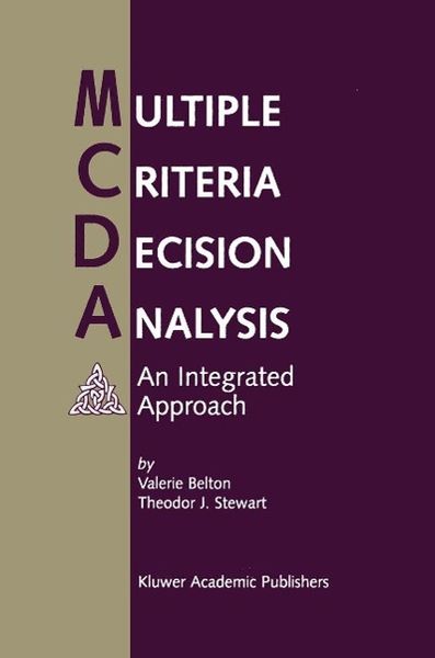 Produktbild: Multiple Criteria Decision Analysis