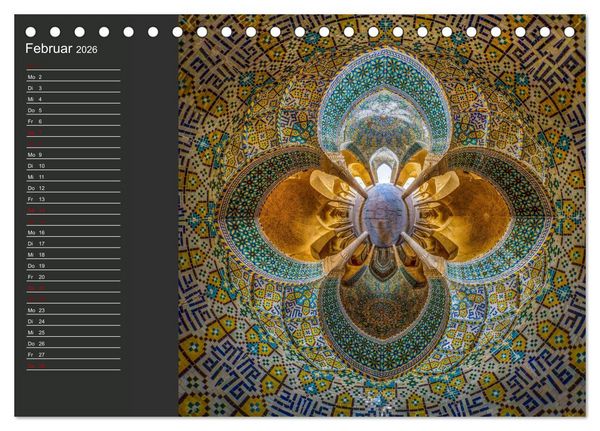 Produktbild: Orientalische Architektur - Verzaubernd (Tischkalender 2026 DIN A5 quer), CALVENDO Monatskalender
