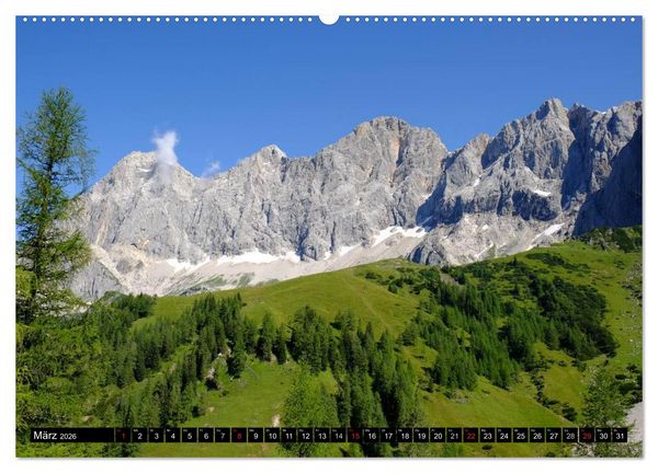 Produktbild: Sommer am Dachstein (hochwertiger Premium Wandkalender 2026 DIN A2 quer), Kunstdruck in Hochglanz