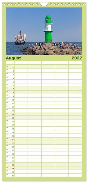Produktbild: Familienplaner 2027 - Hansest&auml;dte in Norddeutschland mit 5 Spalten (Wandkalender, 21 x 45 cm) CALVENDO
