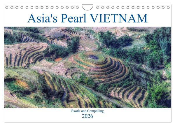 Produktbild: Asia's Pearl Vietnam (Wall Calendar 2026 DIN A4 landscape), CALVENDO 12 Month Wall Calendar