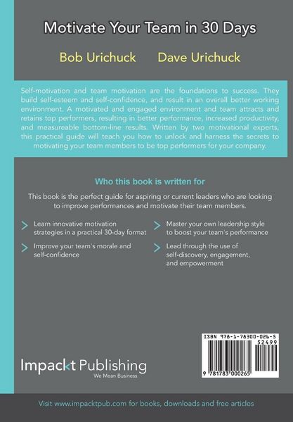 Produktbild: Motivate Your Team in 30 Days