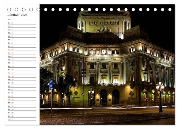 Produktbild: Metropole Barcelona (Tischkalender 2026 DIN A5 quer), CALVENDO Monatskalender
