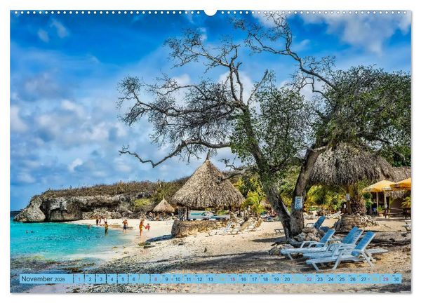 Produktbild: Cura&ccedil;ao - bunte Insel in der Karibik (hochwertiger Premium Wandkalender 2026 DIN A2 quer), Kunstdruck in Hochglanz