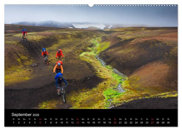 Produktbild: Bike Abenteuer Island (Wandkalender 2026 DIN A2 quer), CALVENDO Monatskalender