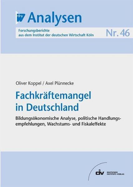 Produktbild: Fachkr&auml;ftemangel in Deutschland