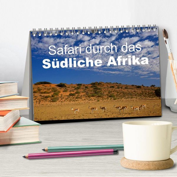 Produktbild: Safari durch das S&uuml;dliche Afrika (Tischkalender 2026 DIN A5 quer), CALVENDO Monatskalender