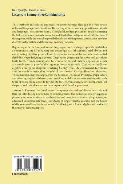 Produktbild: Lessons in Enumerative Combinatorics