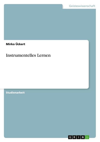 Produktbild: Instrumentelles Lernen