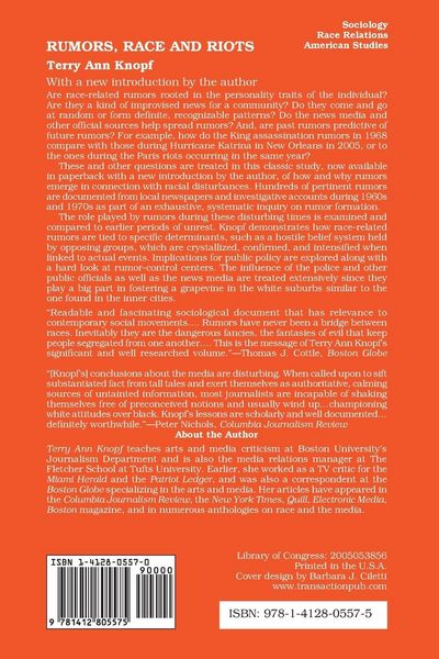 Produktbild: Rumors, Race and Riots