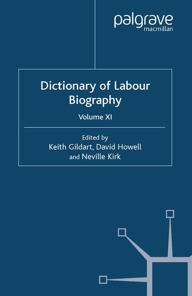 Produktbild: Dictionary of Labour Biography