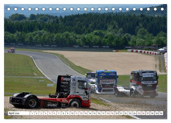 Produktbild: Abenteuer TRUCK RACING (Tischkalender 2026 DIN A5 quer), CALVENDO Monatskalender