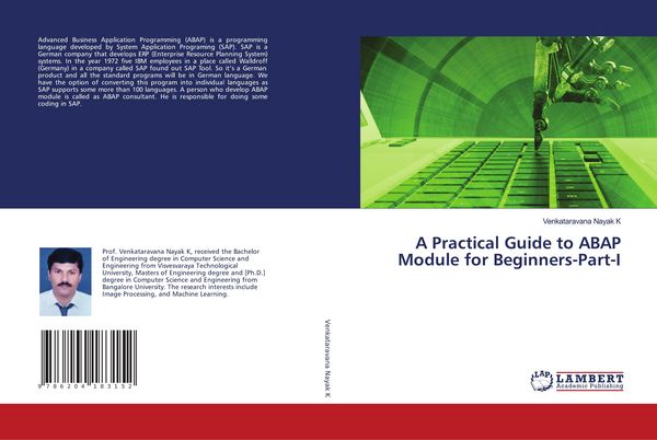 Produktbild: A Practical Guide to ABAP Module for Beginners-Part-I