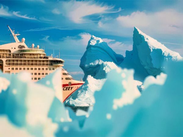 CALVENDO Puzzle Mit den Kids zu den Eisriesen, Grönland ahoi. | 1000 Teile Lege-Größe 64x48cm Foto-Puzzle für glückliche Stunden, Sonstige von ,