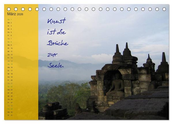 Produktbild: Bali und Java ~ mit indonesischen Weisheiten (Tischkalender 2026 DIN A5 quer), CALVENDO Monatskalender