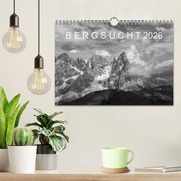 Produktbild: Bergsucht 2026 (Wandkalender 2026 DIN A4 quer), CALVENDO Monatskalender