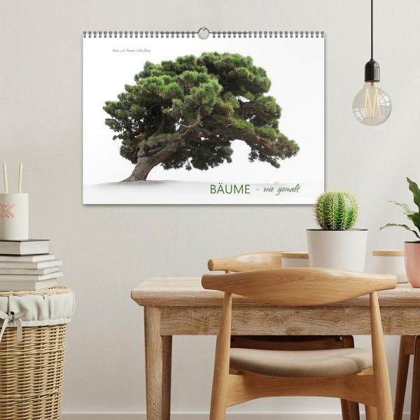 Produktbild: B&Auml;UME - wie gemalt (Wandkalender 2026 DIN A3 quer), CALVENDO Monatskalender