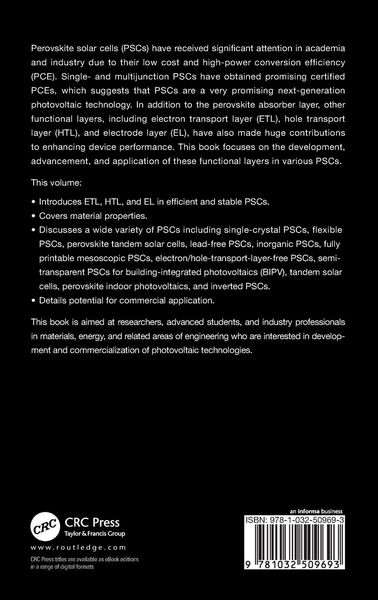 Produktbild: Handbook of Perovskite Solar Cells, Volume 2
