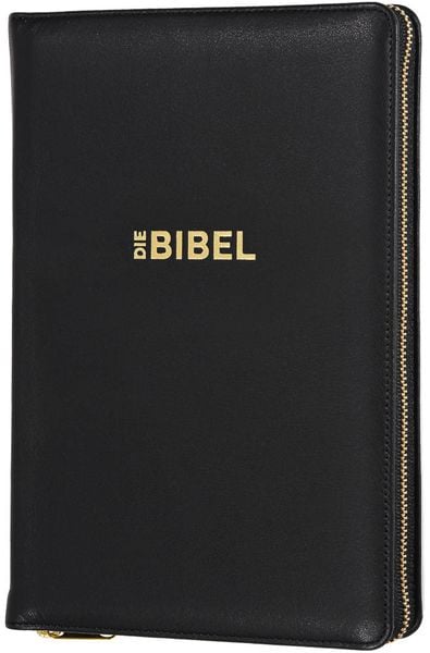 Produktbild: Schlachter 2000 Bibel - Taschenausgabe (Softcover, schwarz, Goldschnitt, Rei&szlig;verschluss)