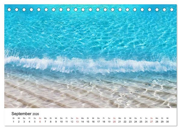 Produktbild: Traumstr&auml;nde in der Karibik (Tischkalender 2026 DIN A5 quer), CALVENDO Monatskalender