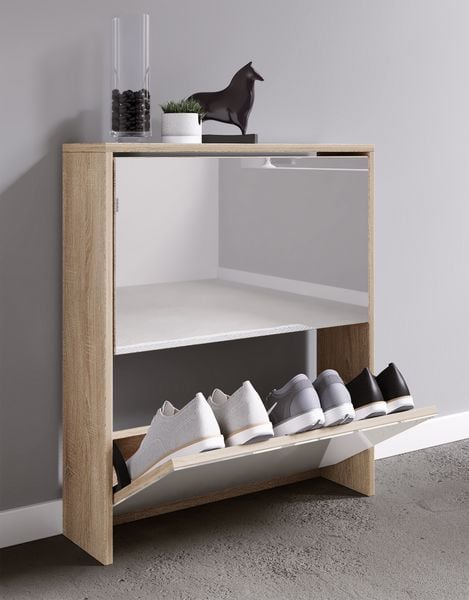 Holz Schuhschrank Schuhkipper Spiegel Stido L kaufen