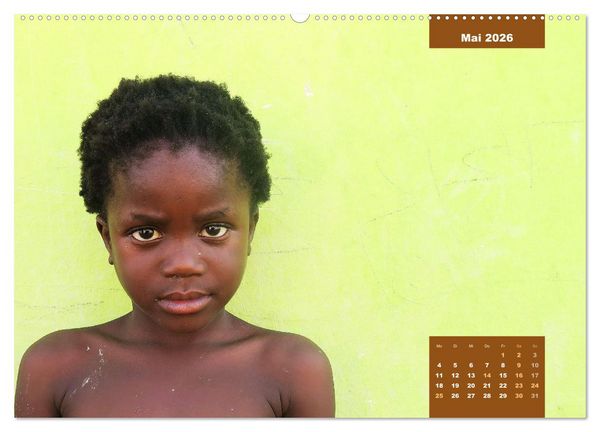 Produktbild: Kinderportr&auml;ts aus Afrika (Wandkalender 2026 DIN A2 quer), CALVENDO Monatskalender