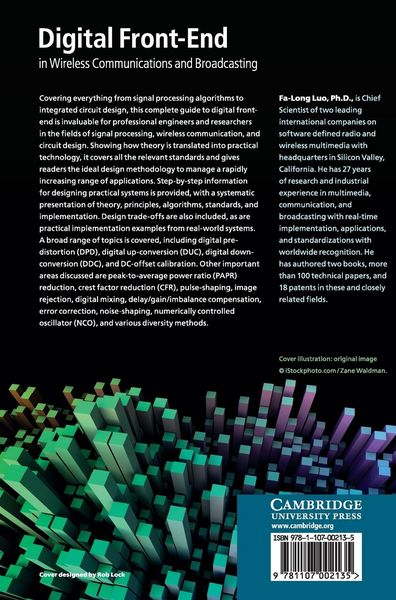 Produktbild: Digital Front-End in Wireless Communications and Broadcasting