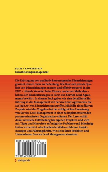 Produktbild: Dienstleistungsmanagement