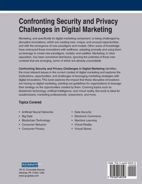 Produktbild: Confronting Security and Privacy Challenges in Digital Marketing