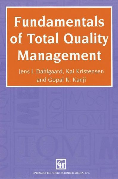 Produktbild: Kanji, G: Fundamentals of Total Quality Management: Process,