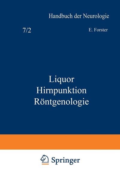 Produktbild: Liquor Hirnpunktion R&ouml;ntgenologie