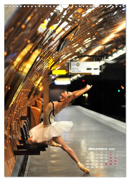Produktbild: Des danseurs dans la ville 4 L'Oeil et le Mouvement (Calendrier mural 2026 DIN A3 horizontal), CALVENDO calendrier mensuel