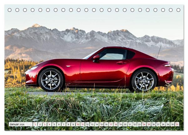 Produktbild: Ich liebe Miata (Tischkalender 2026 DIN A5 quer), CALVENDO Monatskalender