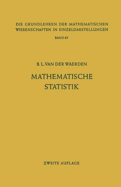 Produktbild: Mathematische Statistik