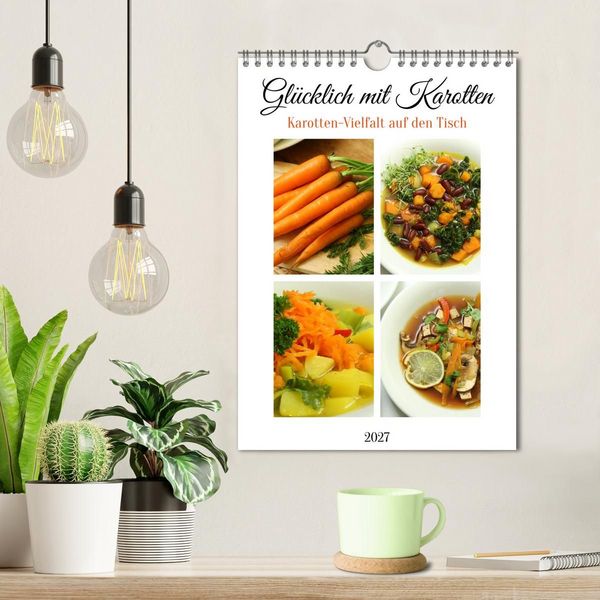 Produktbild: Gl&uuml;cklich mit Karotten (Wandkalender 2027 DIN A4 hoch), CALVENDO Monatskalender