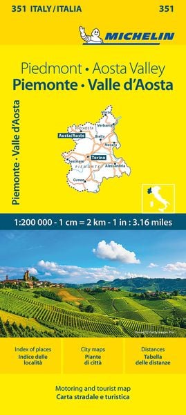 Produktbild: Michelin Piemonte, Valle d' Aosta - 351