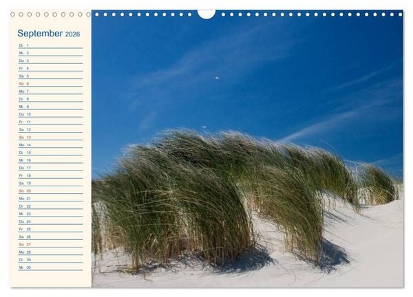 Produktbild: Urlaub auf Borkum (Wandkalender 2026 DIN A3 quer), CALVENDO Monatskalender